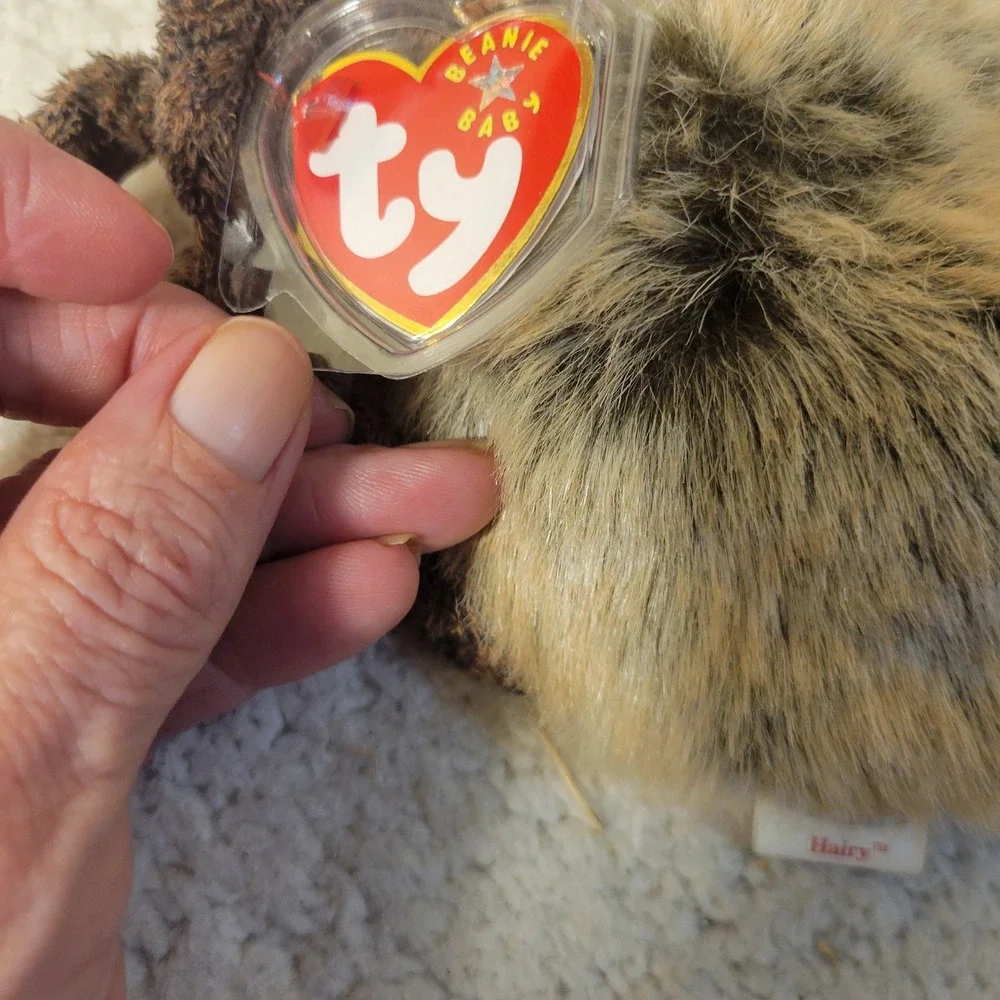 Ty Beanie Baby Hairy the Spider Brown Tarantula Plush‎ 2000 with Tags 4310